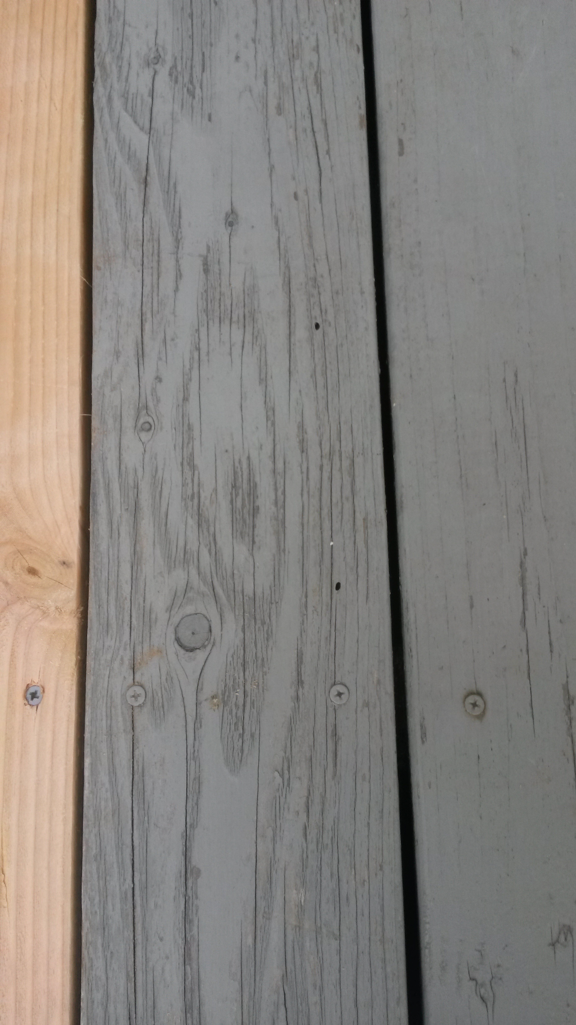 Holes in deck boards and gable end boards - Ask Extension